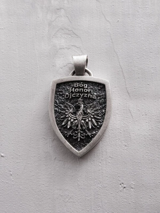 Foto van product REYTEL Hangers 'BÓG HONOR OJCZYZNA' zilver