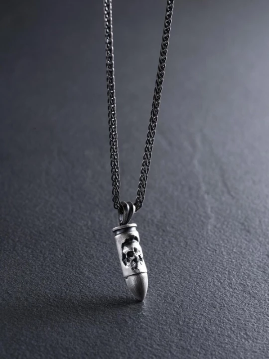 Foto van product REYTEL Hangers 'BULLET. MEMENTO MORI' zilver