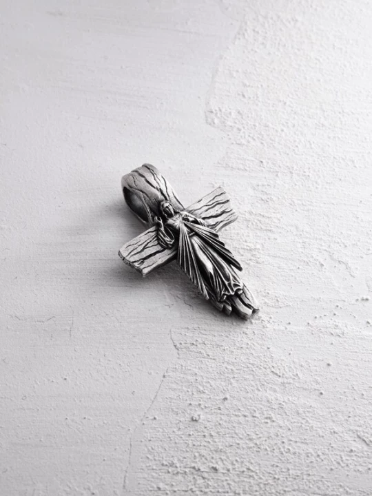 Foto van product REYTEL Hangers 'JESUS CHRIST. FORGIVENESS' zilver