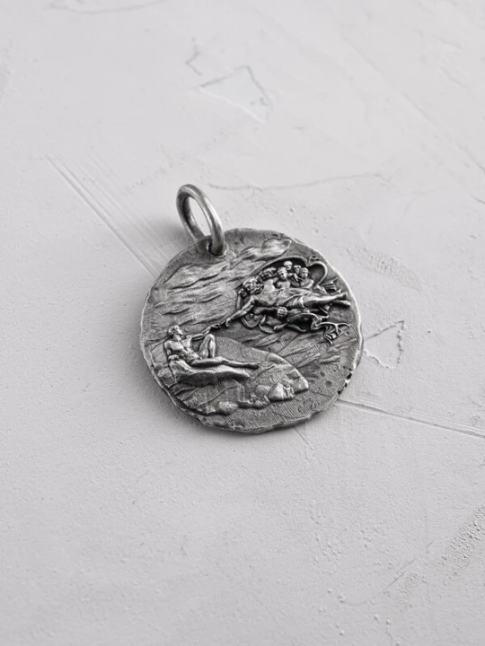 Foto van product REYTEL Hangers 'LA CREAZIONE DI ADAMO' zilver