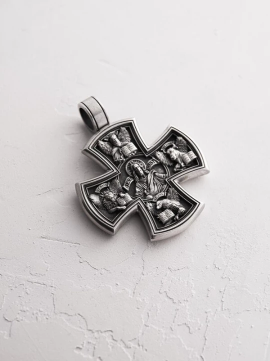Foto van product REYTEL Hangers 'MARK LUKE JOHN FOUR EVANGELISTS' zilver