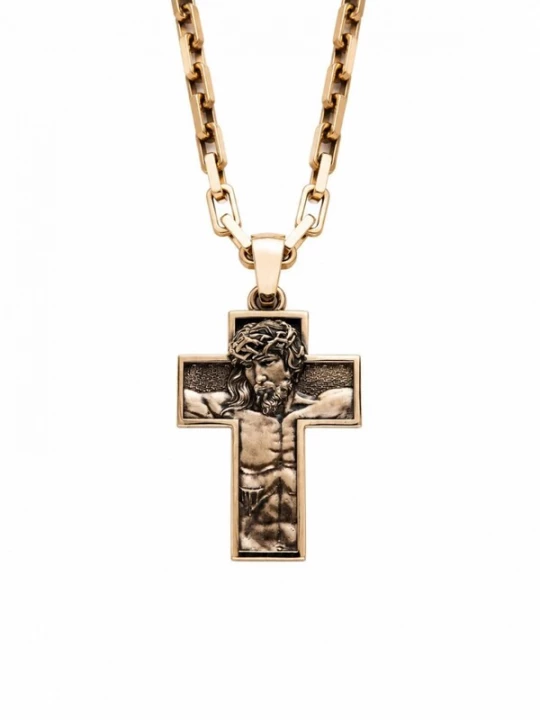 Foto van product REYTEL Hangers 'REDEMPTION. JESUS CHRIST' goud