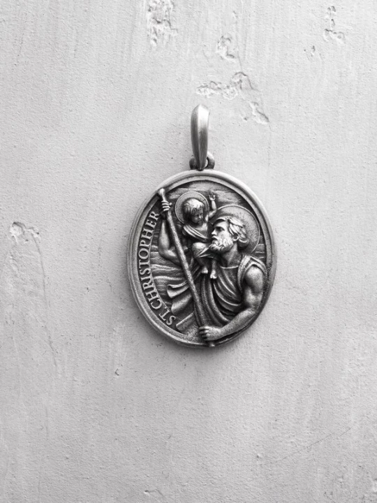 Foto van product REYTEL Hangers 'ST. CHRISTOPHER' zilver