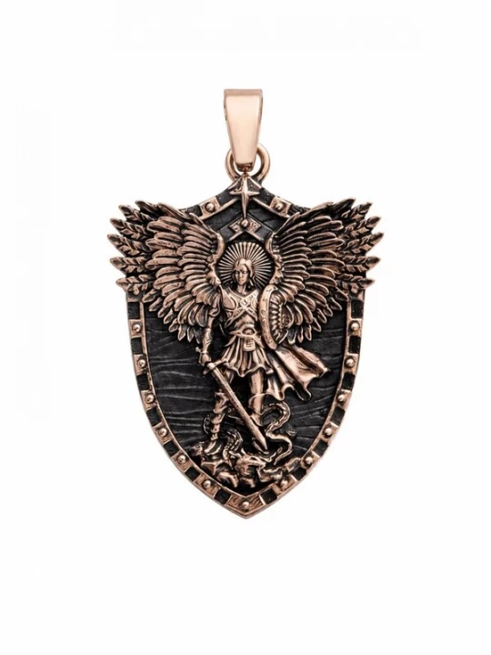Foto van product REYTEL Hangers 'ST. MICHAEL ARCHANGEL' goud