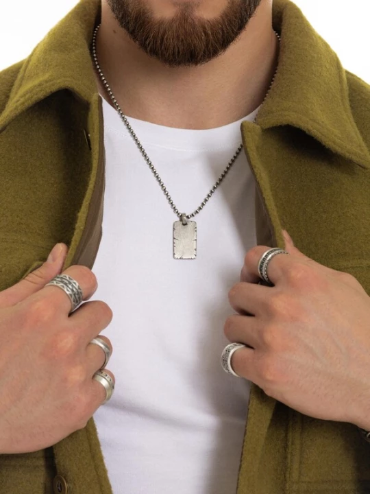 Foto van product REYTEL Hangers 'STONE COORDINATES ' zilver