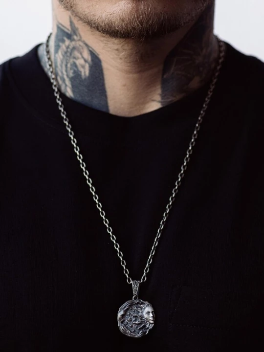 Foto van product REYTEL Hangers 'SUN and MOON' zilver