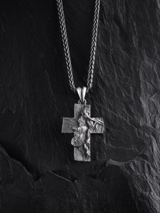 Foto van product REYTEL Hangers 'THE FACE OF FAITH' zilver