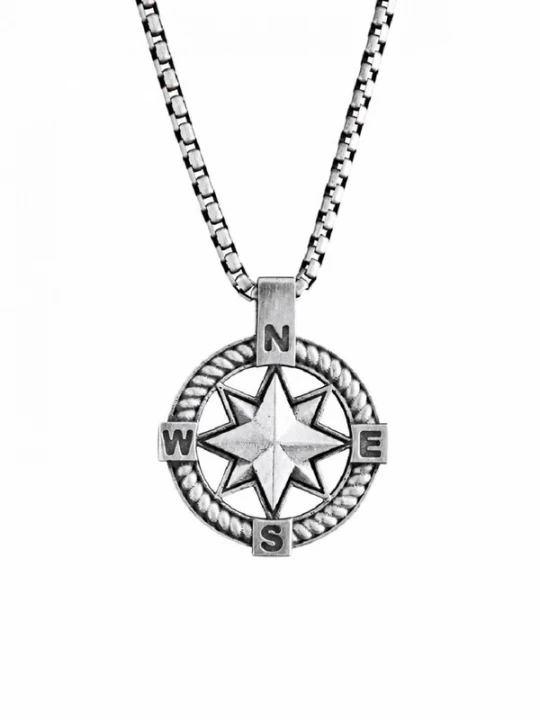 Foto van product REYTEL Hangers 'WIND ROSE' zilver