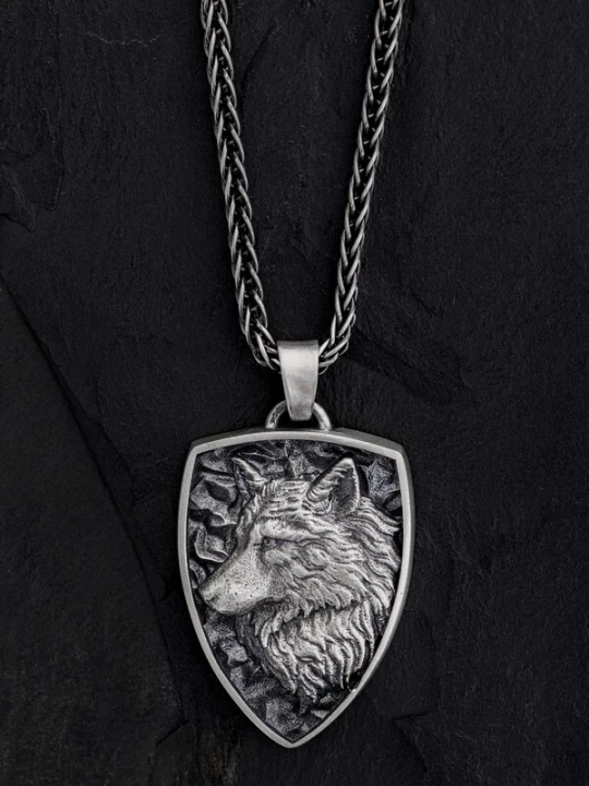 Foto van product REYTEL Hangers 'WOLF' zilver