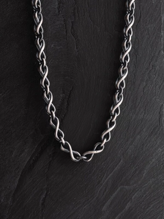 Foto van product REYTEL Ketting 'CHRONOS' zilver