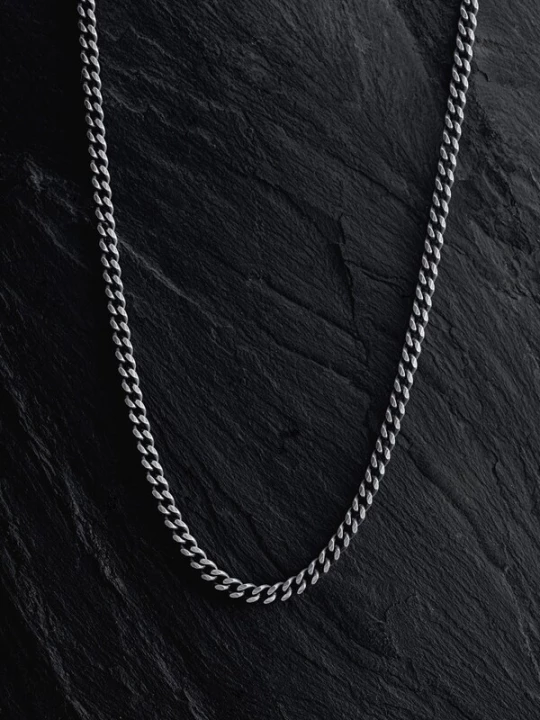 Foto van product REYTEL Ketting 'CURB' zilver