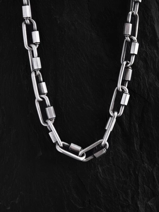 Foto van product REYTEL Ketting 'KARABIN' zilver