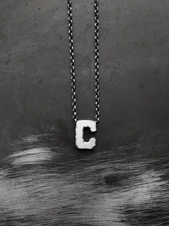 Foto van product REYTEL Ketting 'Letter C' zilver