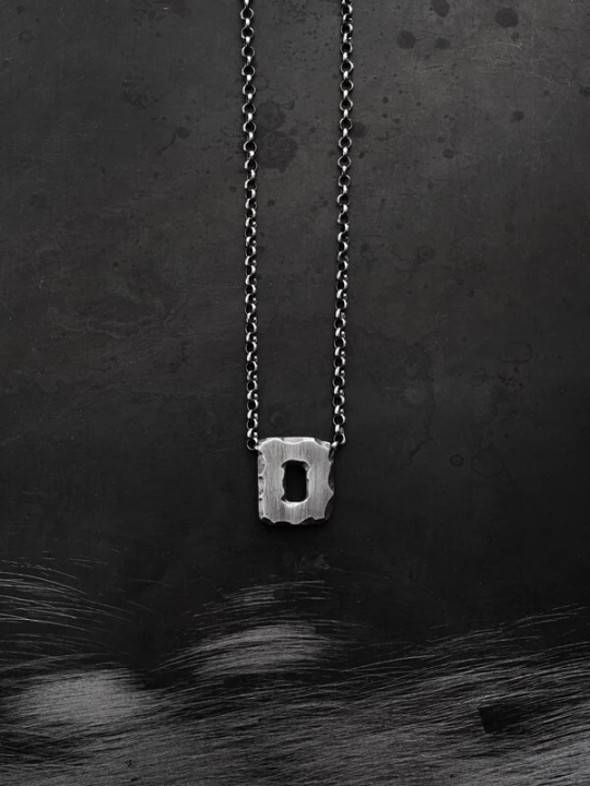 Foto van product REYTEL Ketting 'Letter D' zilver