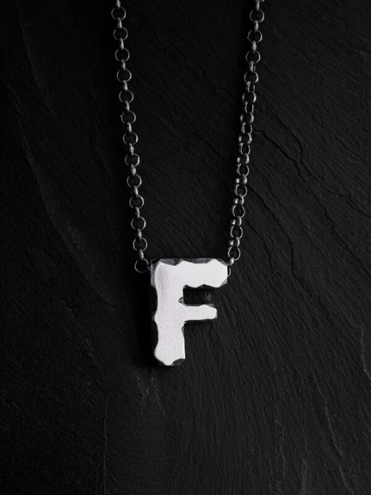 Foto van product REYTEL Ketting 'Letter F' zilver