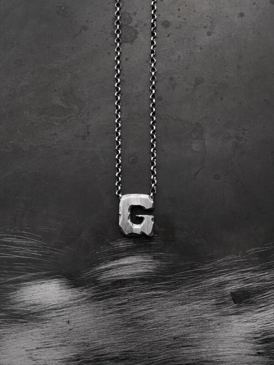 Foto van product REYTEL Ketting 'Letter G' zilver