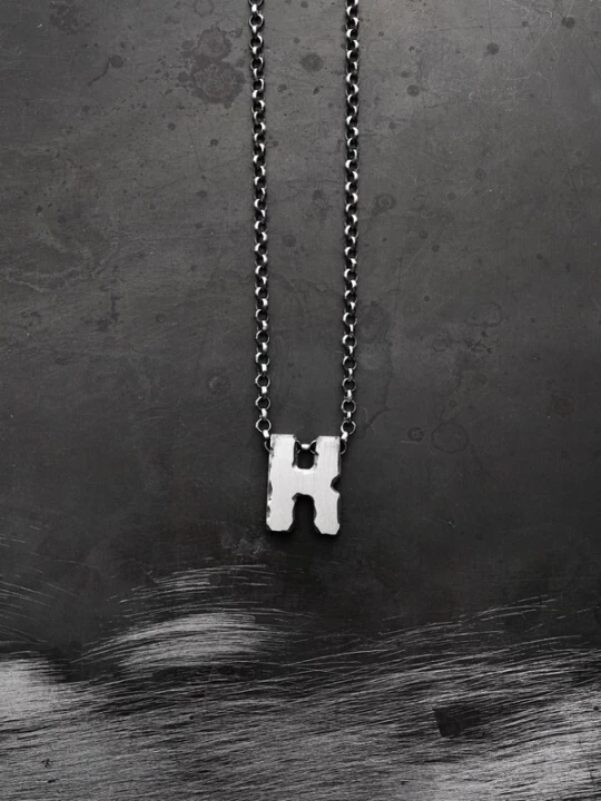 Foto van product REYTEL Ketting 'Letter K' zilver