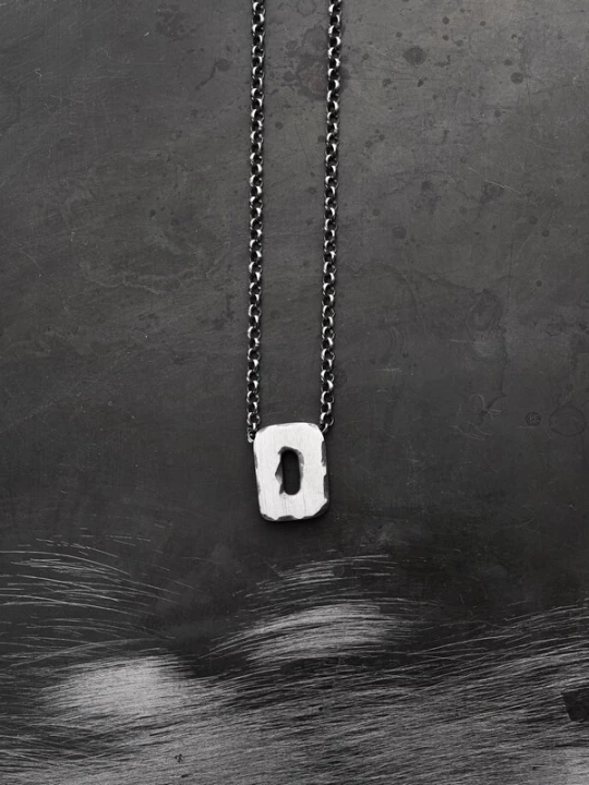 Foto van product REYTEL Ketting 'Letter O' zilver