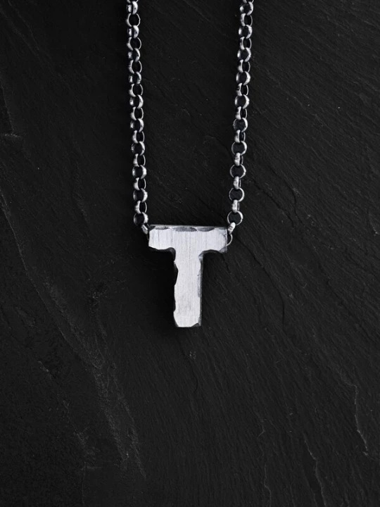 Foto van product REYTEL Ketting 'Letter T' zilver