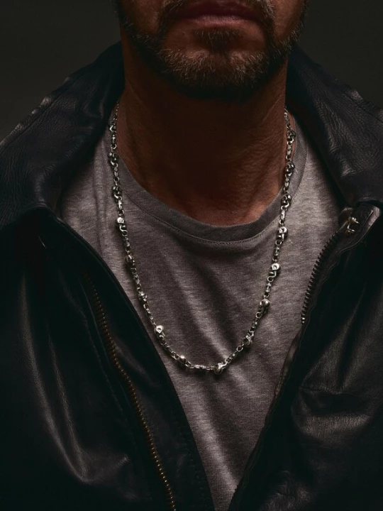 Foto van product REYTEL Ketting 'MEMENTO MORI' zilver