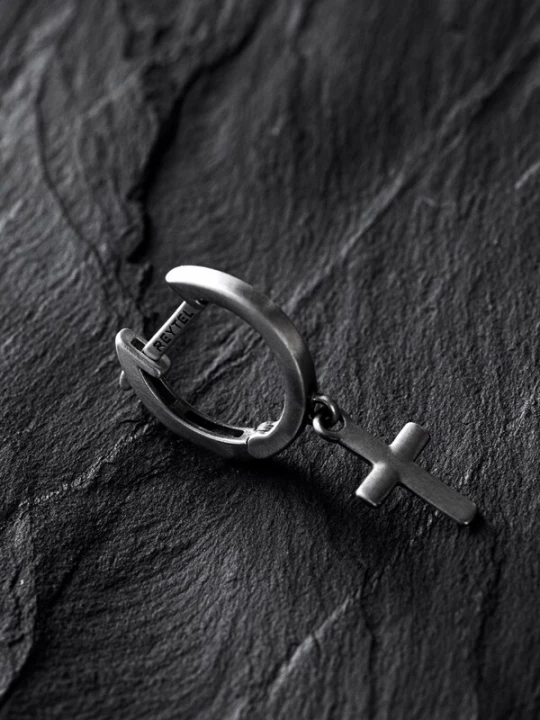 Foto van product REYTEL Oorbel 'CROS' zilver