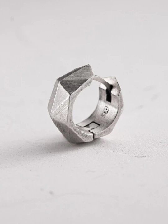 Foto van product REYTEL Oorbel 'FACETS' zilver