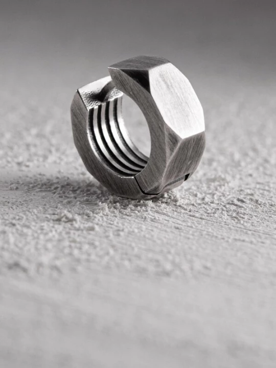 Foto van product REYTEL Oorbel 'MOER' zilver