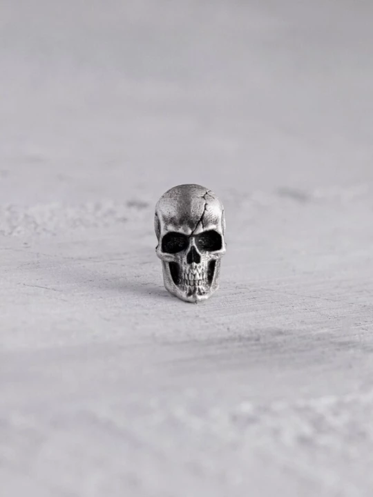 Foto van product REYTEL Oorbel 'SCHEDEL' zilver