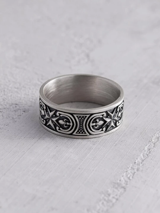 Foto van product REYTEL Ring 'ALATYR AMULET' zilver