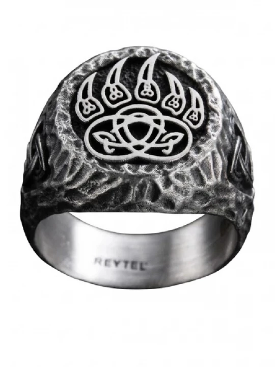 Foto van product REYTEL Ring 'BEAR PAW' zilver