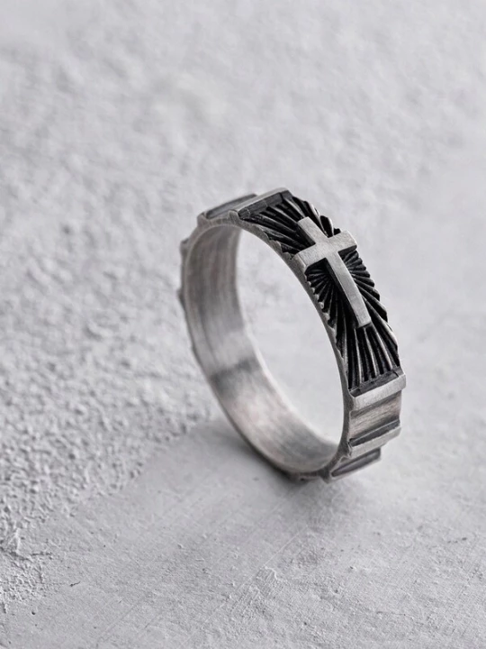 Foto van product REYTEL Ring 'BELIEVER' zilver