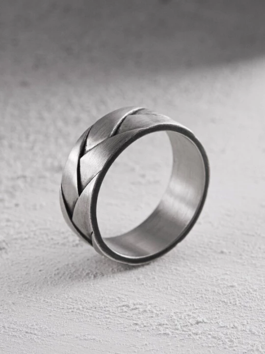 Foto van product REYTEL Ring 'BRAID' zilver