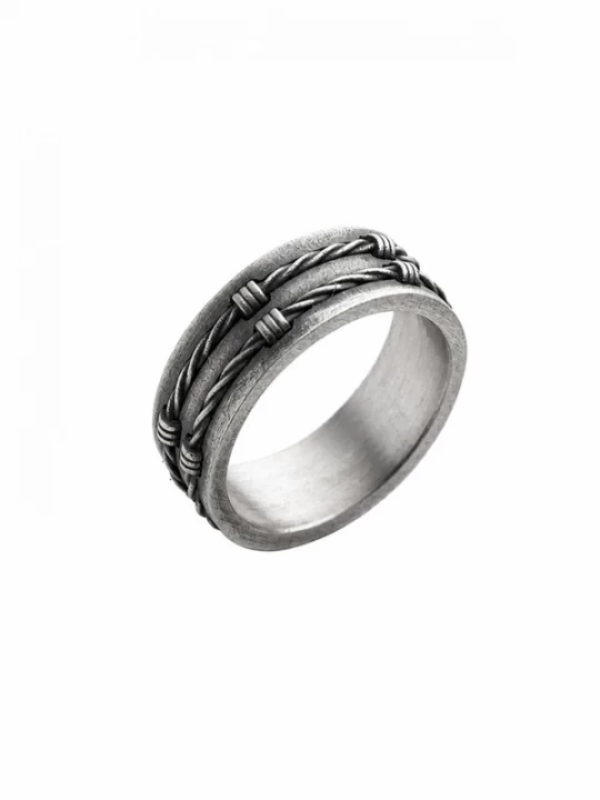 Foto van product REYTEL Ring 'Corde' zilver