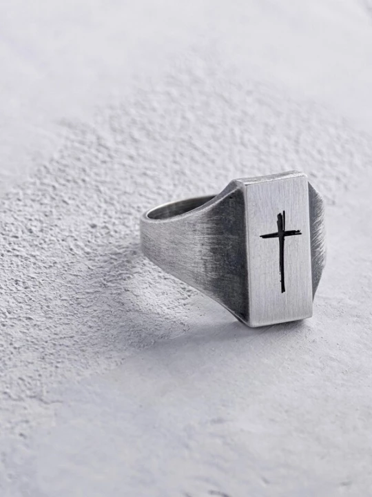 Foto van product REYTEL Ring 'CROS PATH' zilver