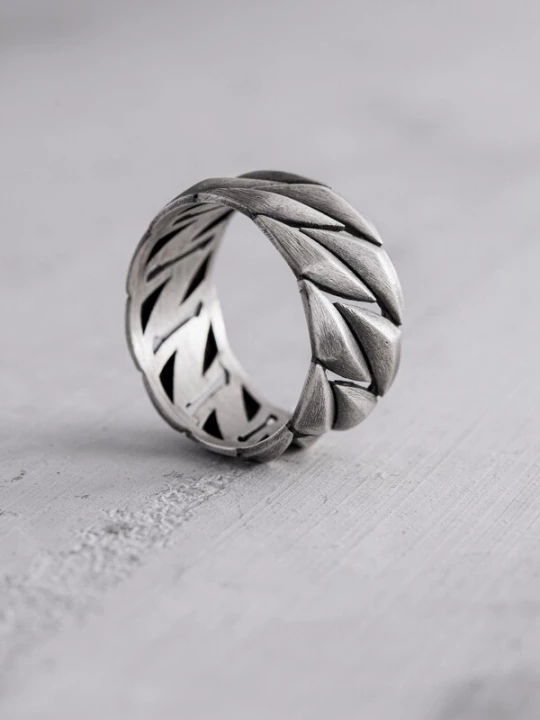 Foto van product REYTEL Ring 'CUBAN CHAIN' zilver