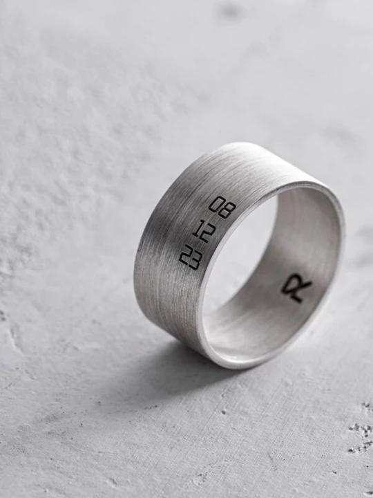 Foto van product REYTEL Ring 'DATE' zilver