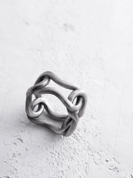 Foto van product REYTEL Ring 'DOUBLE' zilver