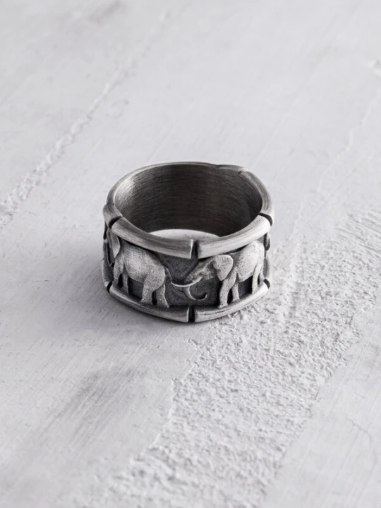 Foto van product REYTEL Ring 'ELEPHANT'S WISDOM' zilver