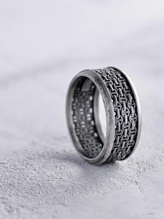 Foto van product REYTEL Ring 'HEPHAESTUS' zilver