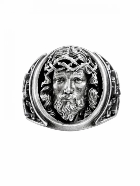 Foto van product REYTEL Ring 'Jesus Christ' zilver