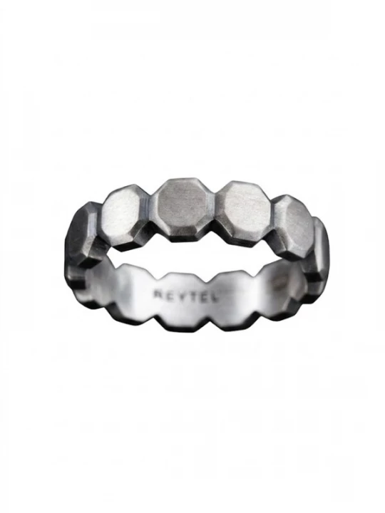 Foto van product REYTEL Ring 'Octagon' zilver