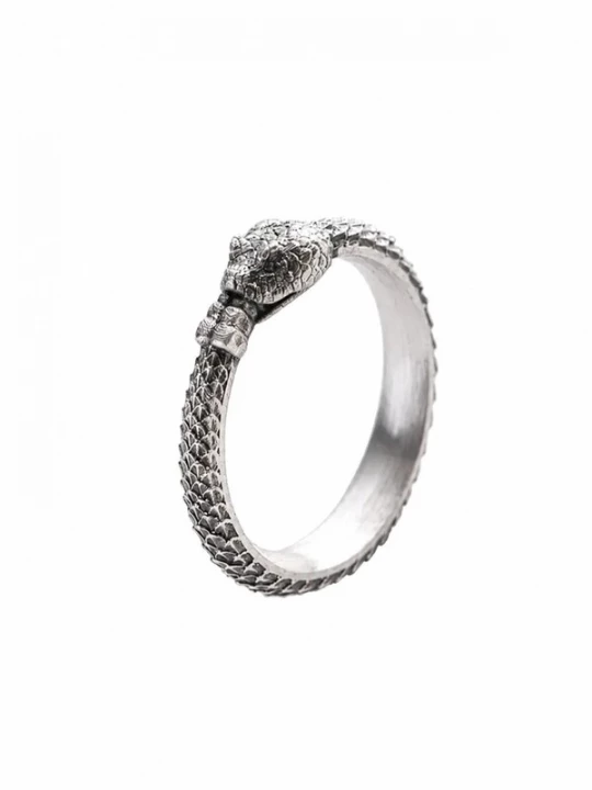 Foto van product REYTEL Ring 'Ouroboros' zilver