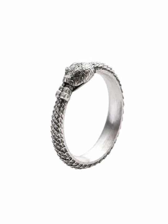 Foto van product REYTEL Ring 'Ouroboros' zilver