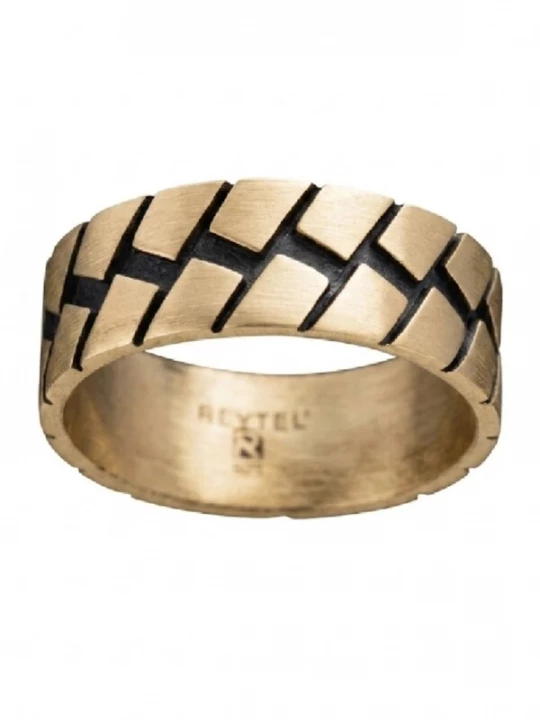 Foto van product REYTEL Ring 'ROUTE' goudgeel