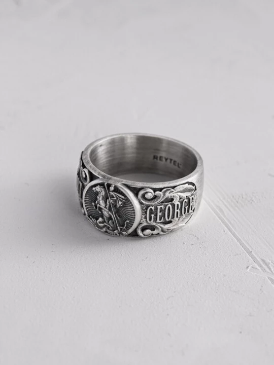 Foto van product REYTEL Ring 'SAINT GEORGE' zilver