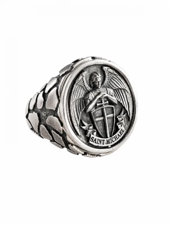 Foto van product REYTEL Ring 'Saint Michael' zilver