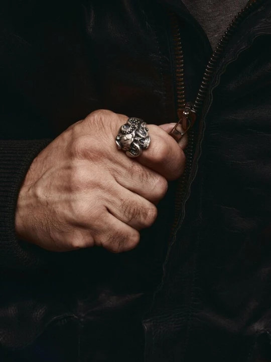 Foto van product REYTEL Ring 'SEA SKULL' zilver