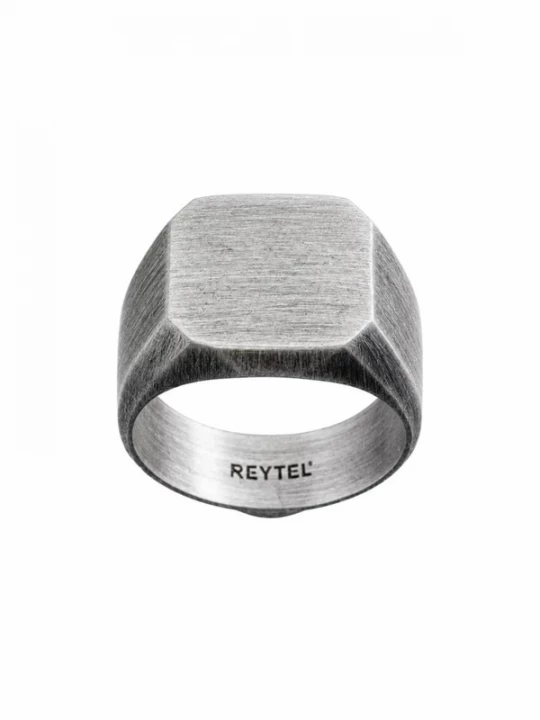 Foto van product REYTEL Ring 'Stempel' zilver
