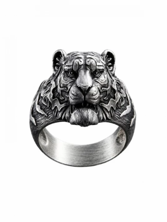 Foto van product REYTEL Ring 'TIGER' zilver