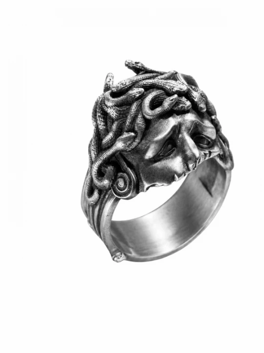 Foto van product REYTEL Ring 'Wounded Medusa' zilver